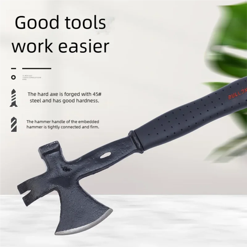 Outdoor survival camping forging and striking multifunctional axe woodworking axe of high quality 3