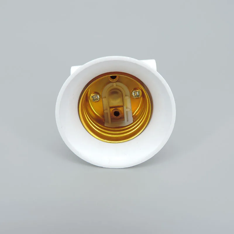 Lamp Bulb Holder Lamp Holder Lamp Base Socket Converter Led Lamp Base Lamp Socket Adapter E27 to E27 2-pin EU plug cable Connector LED Bulb Lamp Adapter ABS Holder Base Screw Light power Socket converter