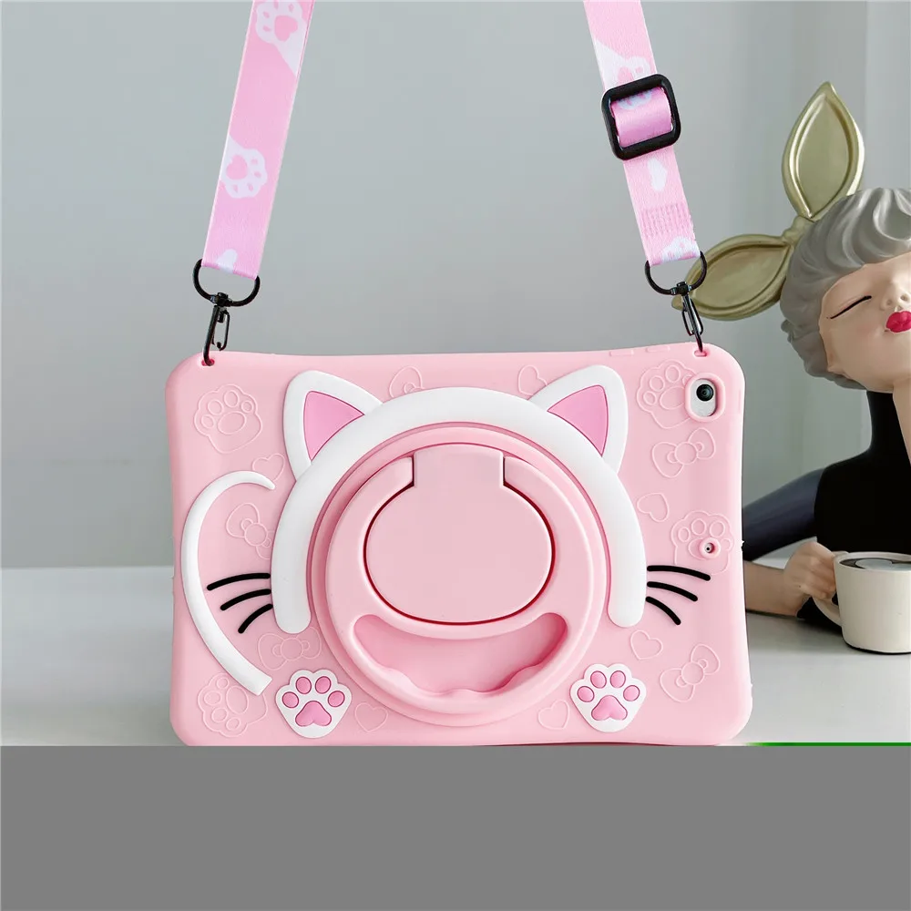 Capa de Silicone Infantil para Ipad Estojo para Crianças Ipad ° ° ° ° 10.2 10 ° 10.9 Pro 11 2023 2023 9.7 2023 2023 Mini ar 5