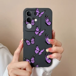 Cute Creative Pattern Soft Silicone Shockproof Phone Case Housing for Vivo T4X 5G (TYB13)