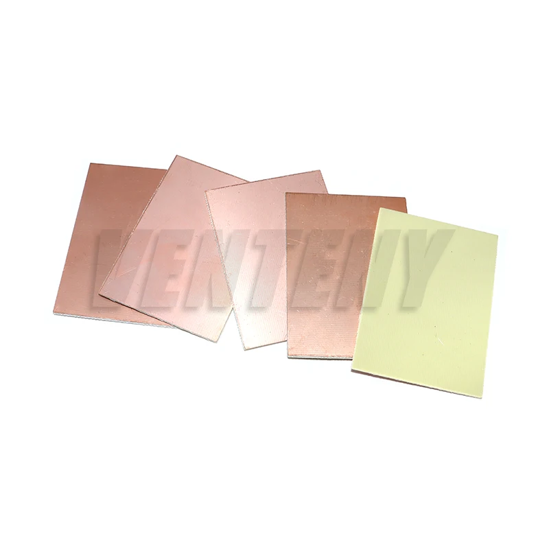 5개 FR4 PCB 7x10cm 7*10 7*10CM 단면 구리 도금판 DIY PCB 키트 라미네이트 회로 기판