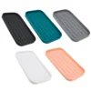 Silicone Drain Tray For Tableware Water Cup Fruit Vegetable Kitchen Sink Organizer Storage Tray Sponge Holder Soap Dispenser 6