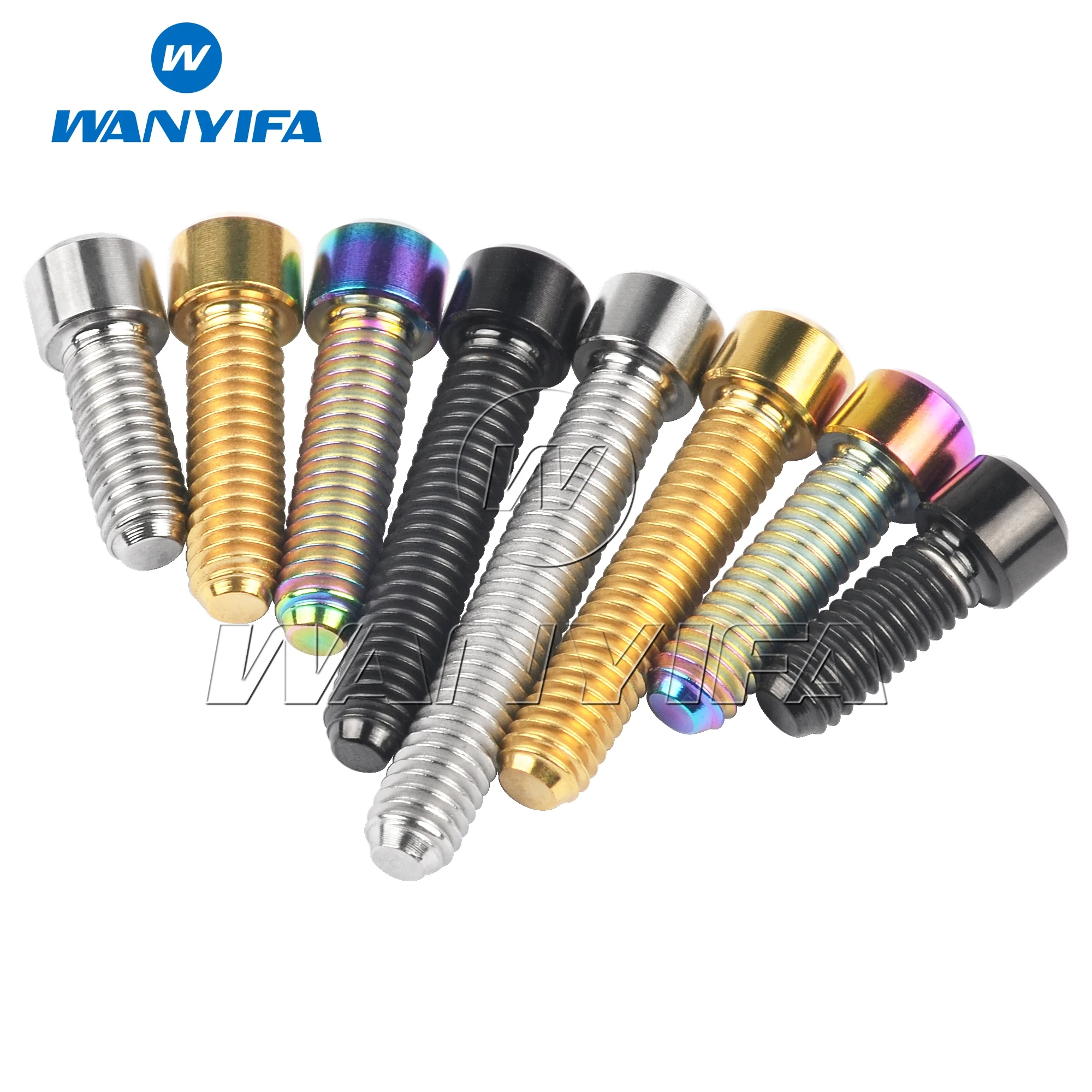 Titanium bolts Titanium M4 x 10 13.5 15 20 25mm Allen Key Small Head Bolt Screw Bicycle Thumb Shifter
