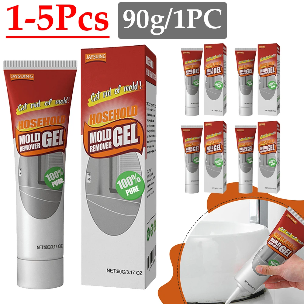 90g Household Mold Remover Gel Multi-purpose Mildew Repellent Gel Chemical Mildew Remover for Furniture Tile Floor Cleaning mildew remover cleaner