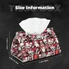 My Hero Academia Collage Facial Tissue Box Cover Rectangular Waterproof PU Leather Tissue Holder for Bathroom Home Office Car 4