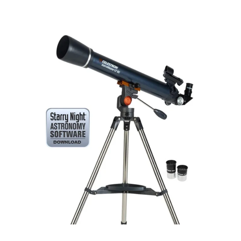 

Celestron AstroMaster LT 60AZ Achromatic Refractor Astronomical Telescope with Steel Legs Tripod #21073