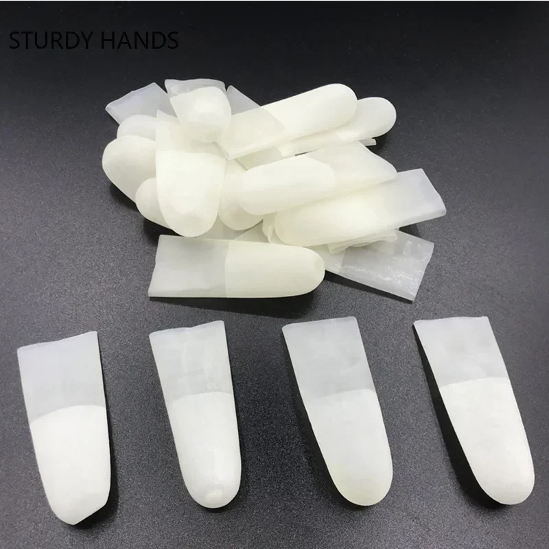 200Pcs/Bag Rubber Non-slip Anti-static Finger Cots Disposable Latex Finger Cover Fingertips Protector Gloves Nail Art Tool