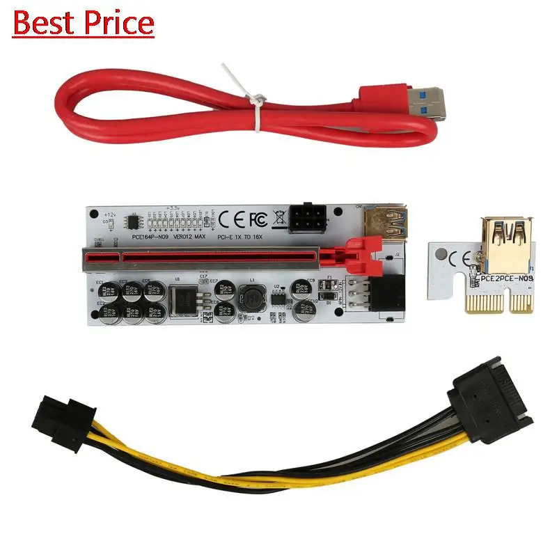  100 개/몫 새로운 Pci-e 1x  16x 그래픽 카드 3.0 확장 케이블, 라이트 Pci-e 1x  16x Ver012 Max