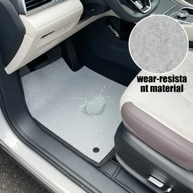 Disposable Felt Car Floor Mats Universal Waterproof All-Weather Liner Thick Absorbent Protective Cover Car Interior Accessories