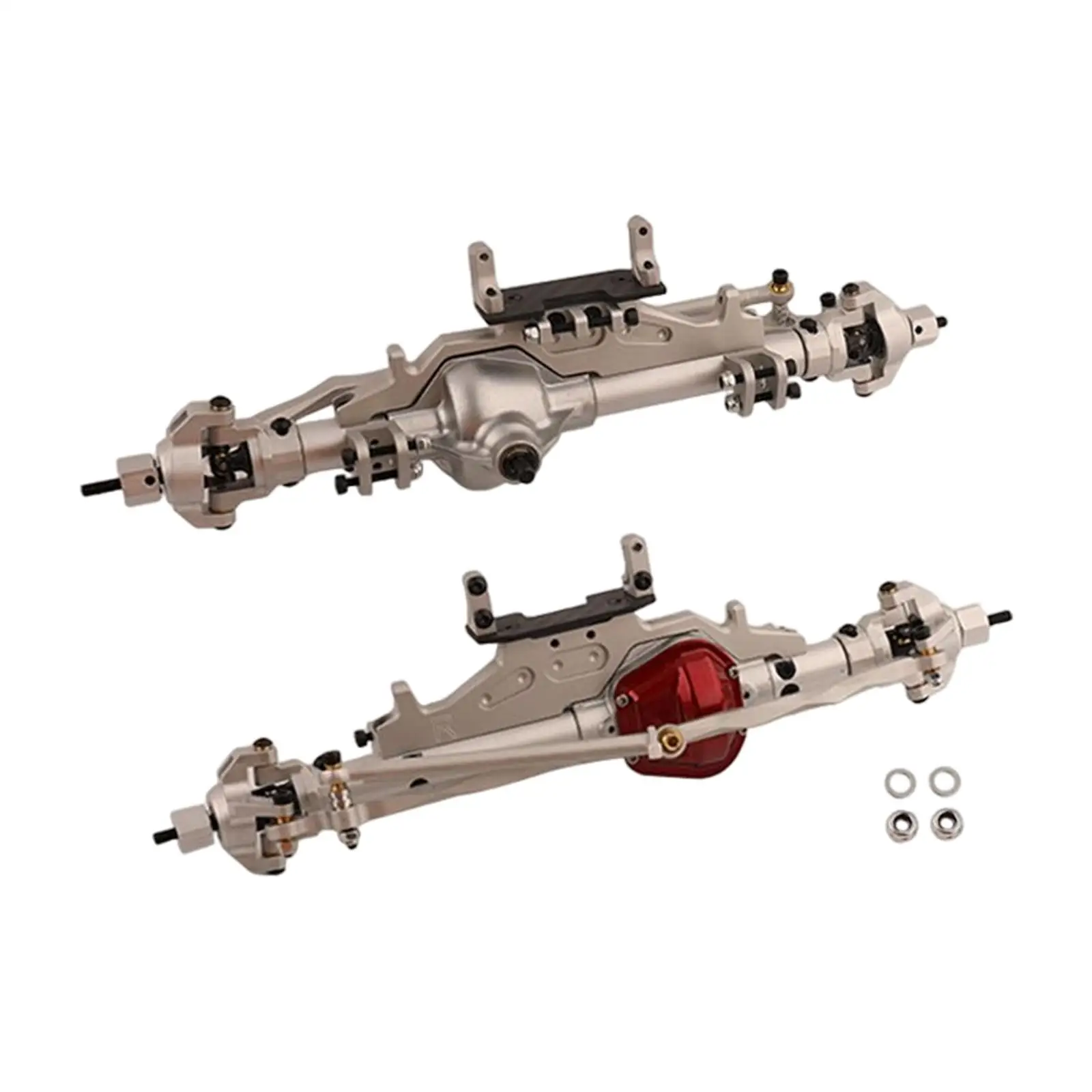 Front/rear Axle Complete For 90018 110 Rc Crawler Diy Modification