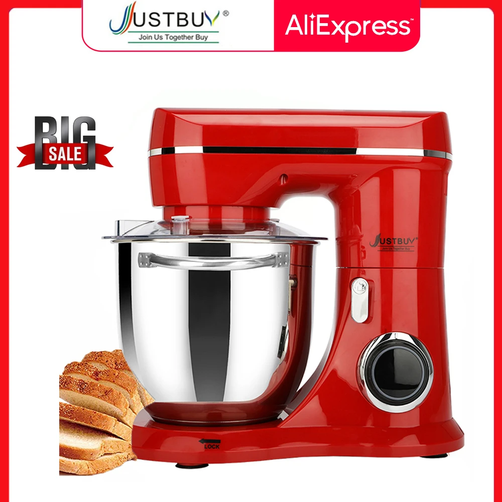 Discount Electric Kitchen Stand Dough Mixer Eggs Blender Food Cake