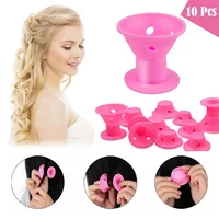Bigoudis en silicone coordonnants, rouleaux de soin des cheveux doux et doux, outils de curling faciles à coiffer bricolage, 10 pièces, 20 pièces 4