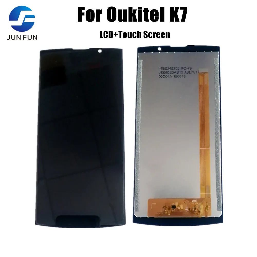 

Мобильный ЖК-дисплей 6 дюймов для Oukitel K7 с сенсорным экраном, дигитайзер, панель, стеклянный датчик объектива
