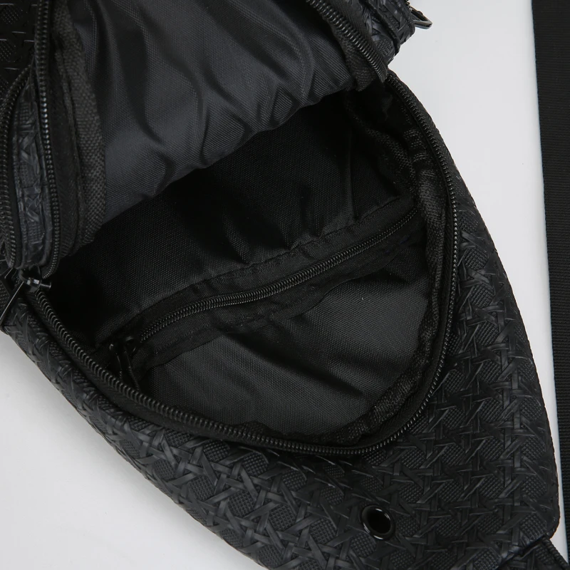 Men's large capacity chest bag, adjustable shoulder strap, hands-free, suitable for outdoor sports bags for travel commuting and