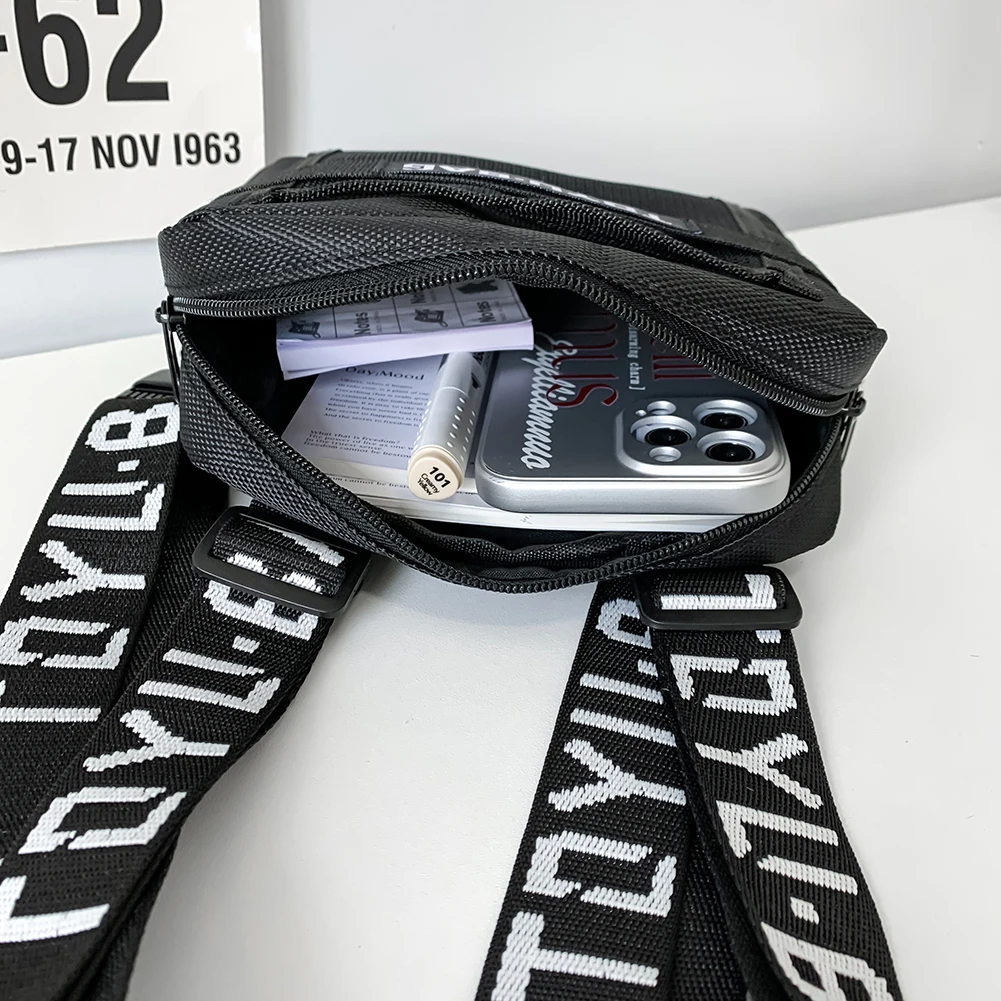 Sports Chest Bag Lightweight Front Chest Pack Running Vest Bags Adjustable Women Men Outdoor Hip Hop Streetwear Waistcoat Bag