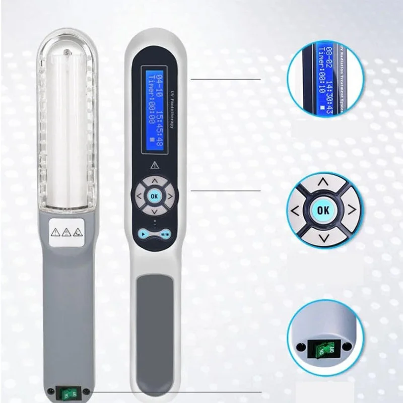 UVB 311NM Excimer Laser Psoriasis Vitiligo Treatment Instrument Uvb Ultraviolet Phototherapy Instrument Household 6