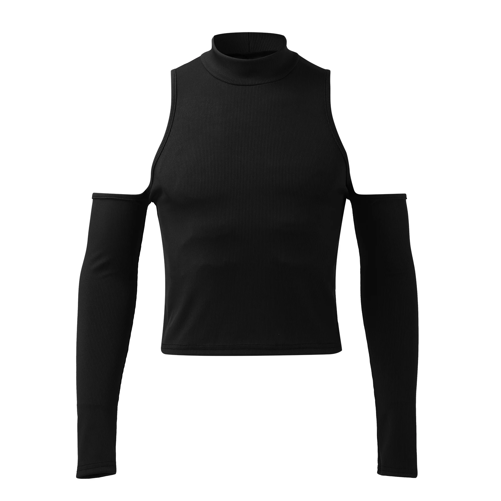 New Chic Men Hollow Out Long Sleeve T Shirt Casual