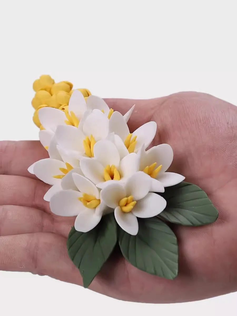 Qiao Lin Ceramic Hand-kneaded Floral Incense Stick Tea Ceremony Ornaments Home Decoration Accessories