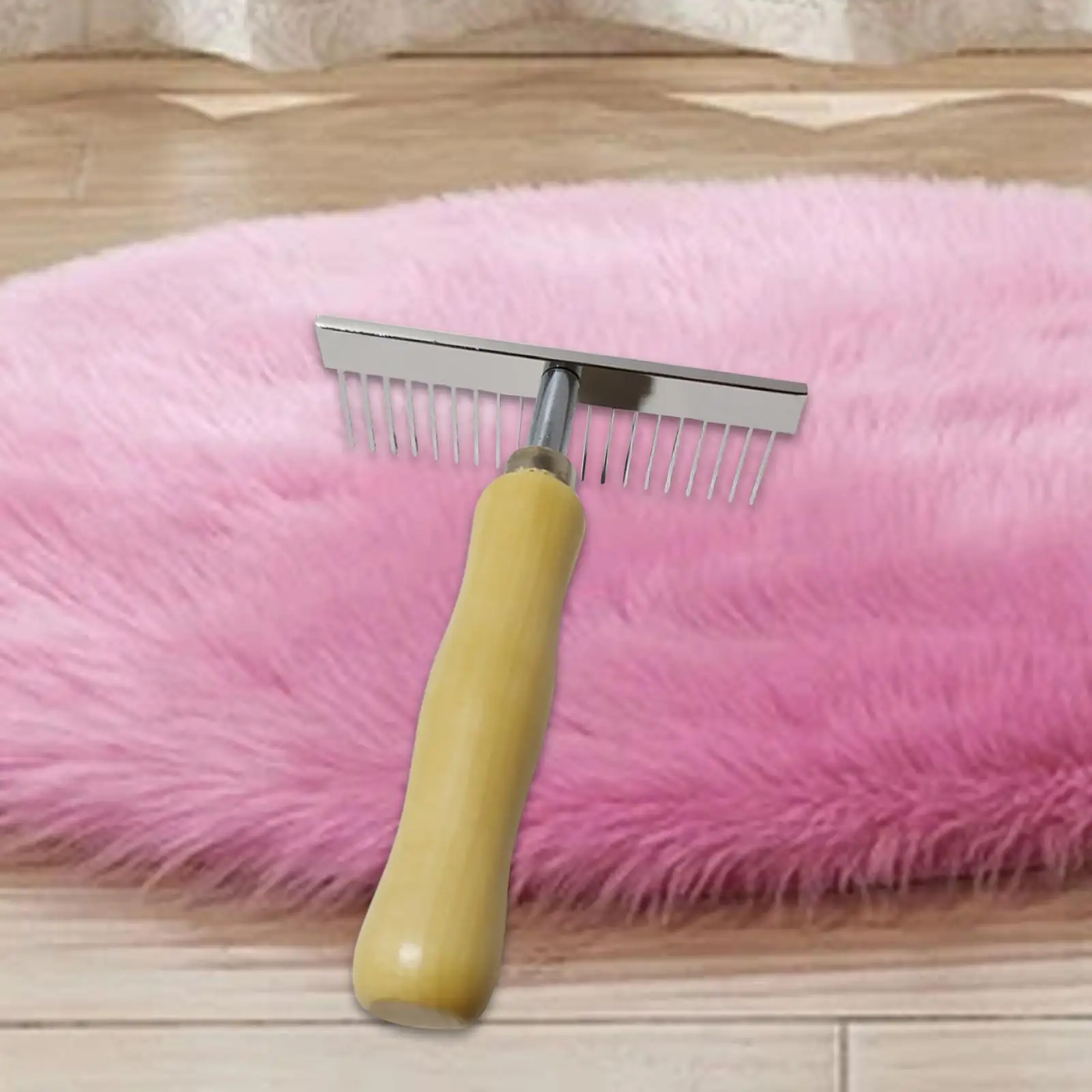 כלי ניקוי שיער חיות מחמד לשטיפת שטיחים, מברשת ניידת לשטיפת שטיחים, מסרק כלבים, מסרק שטיחים