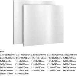 Premium Square Aluminum Plate - Versatile DIY Material for Laser Cutting, Thickness Options 0.3 - 10mm, Multiple Size Selections (2mm)