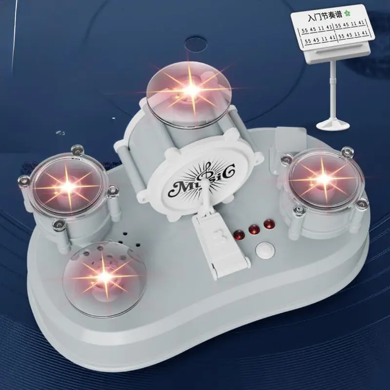 Mini Finger Drum Set Desktop Drum Set Portable Mini For Desk Desk Musical Miniature Touch-sensitive Toy