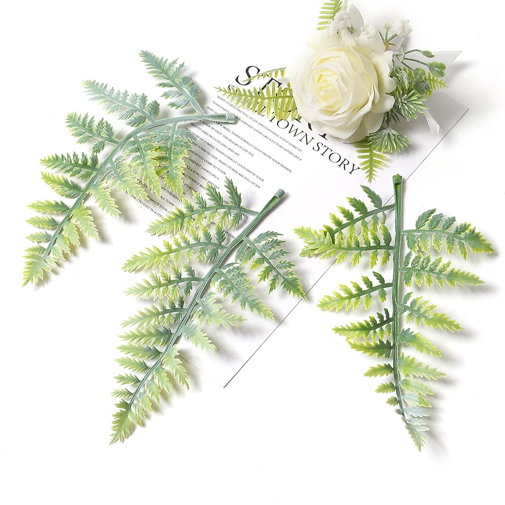 Künstliche Blätter gefälschte Blatt Masse für Handwerk DIY Hochzeits dekoration Blumenstrauß Blumen rebe Herzstück Weihnachts girlande Zubehör – Detail 11