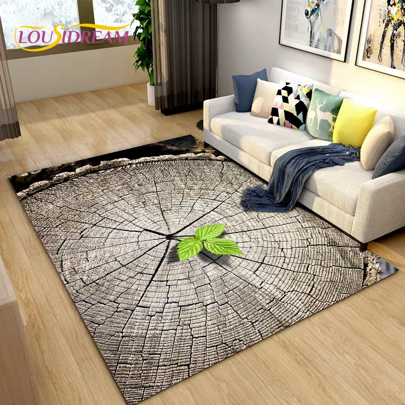 

3D Wood Grain Area Rug,Carpet Rug for Living Bedroom Sofa Doormat Decoration,Kitchen Hallway Balcony Kid Play Non-slip Floor Mat