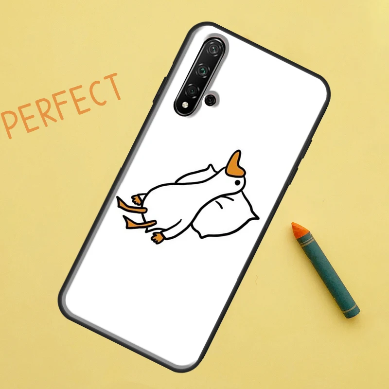 Cartoon Duck Knife Design Phone Case