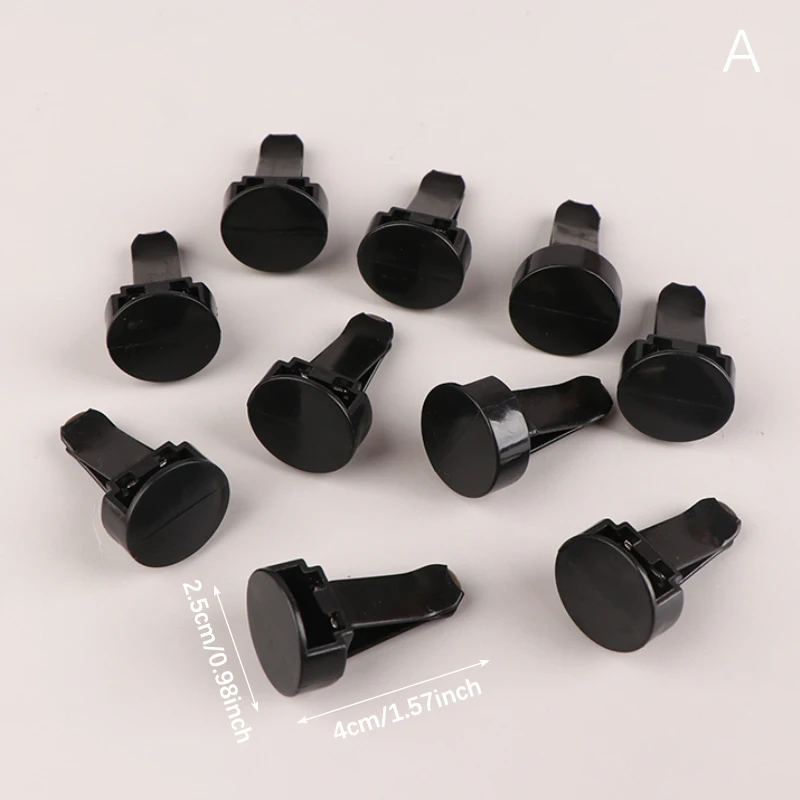 120 Clip Quadrate Per Presa D'Aria Auto – Porta Profumatori Fai Da Te – Per Auto, Casa, Ufficio – Con Scatola - 4