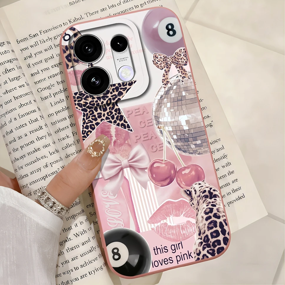 Fresh Summer Vibe Phone Case with Smooth Camera Protection and Soft Silicone Bumper