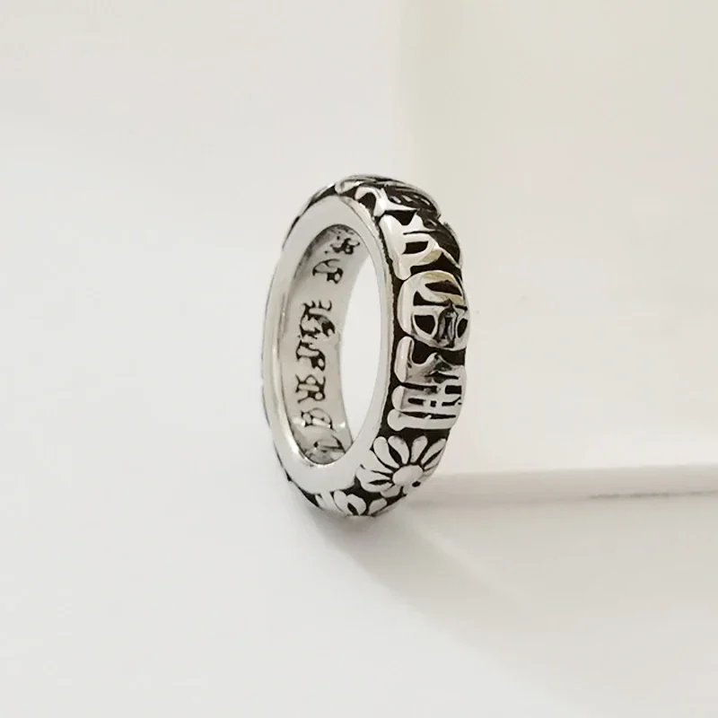 NonTarnishingRetroMensCrossRingsVintageSteampunkStainless