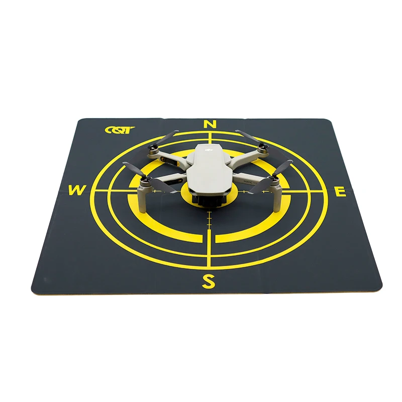 43cm Universal Drone Landing Pad Waterproof PU Leather Foldable Apron Parking Mat for DJI Avata MINI 2/Mini 3 Pro/Mini 4 Pro