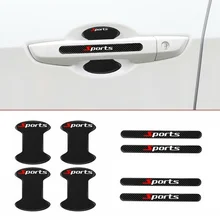  8pcs Car Door Handle Bowl Sticker Protector Anti Scratch Cover Accessories Trims 