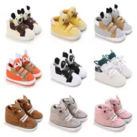 Classic Baby Shoe Boy Girl Baby Cute Animal Face Casual Flat Sneaker First Baby Ankle Boot Cotton Non-slip Warm Walking Shoes 1