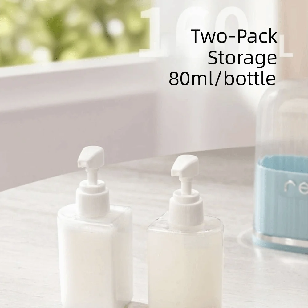 Compact Leak-Proof Travel Toiletry Bottle Set - Reusable and Portable