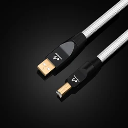 Premium Hifi USB Audio Cable with OCC Shielding for Enhanced Sound Quality (Type A to type B)