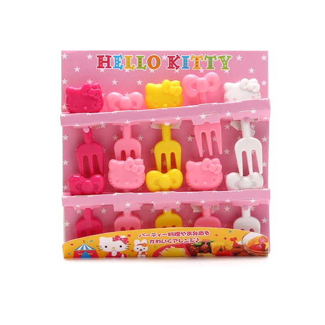 10 db Mini Kawaii Állati Farm Rajzfilm Villák Gyerekek Snack Tortát Desszert Ételek Gyümölcs Válogatás Fogpiszkáló Jel Bento Ebédek Legújabb