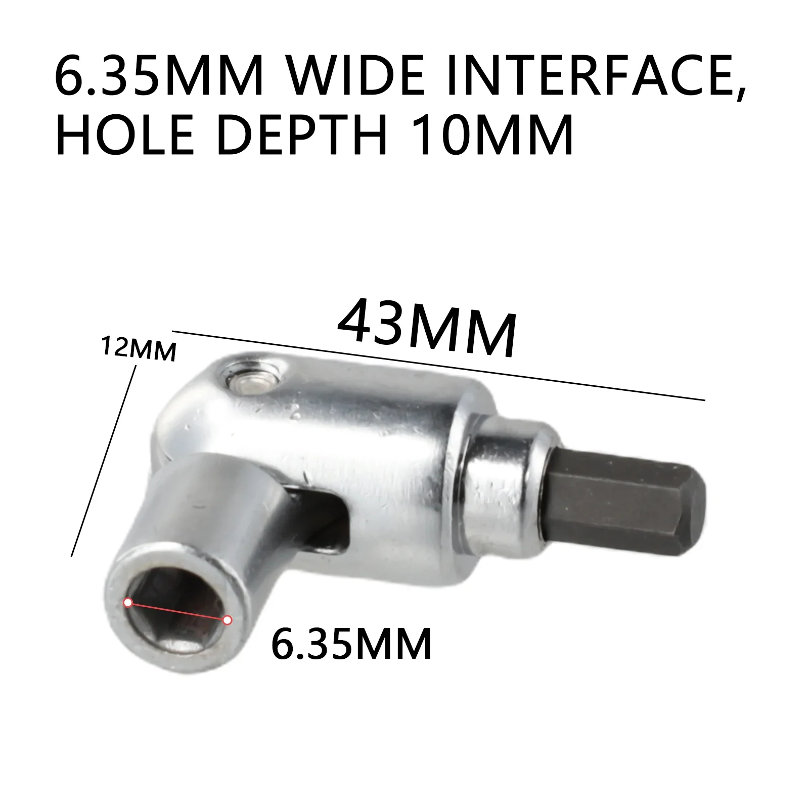 

Innovative Electric Drill Driver Screwdriver Corner Device For Tight Spaces Electroplated Polishing Easy To Use