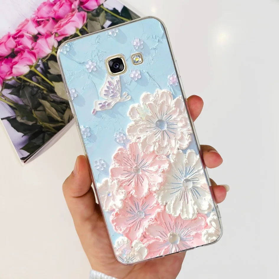 Flower Transparent Silicone Soft Phone Case - Popular Bumper Design