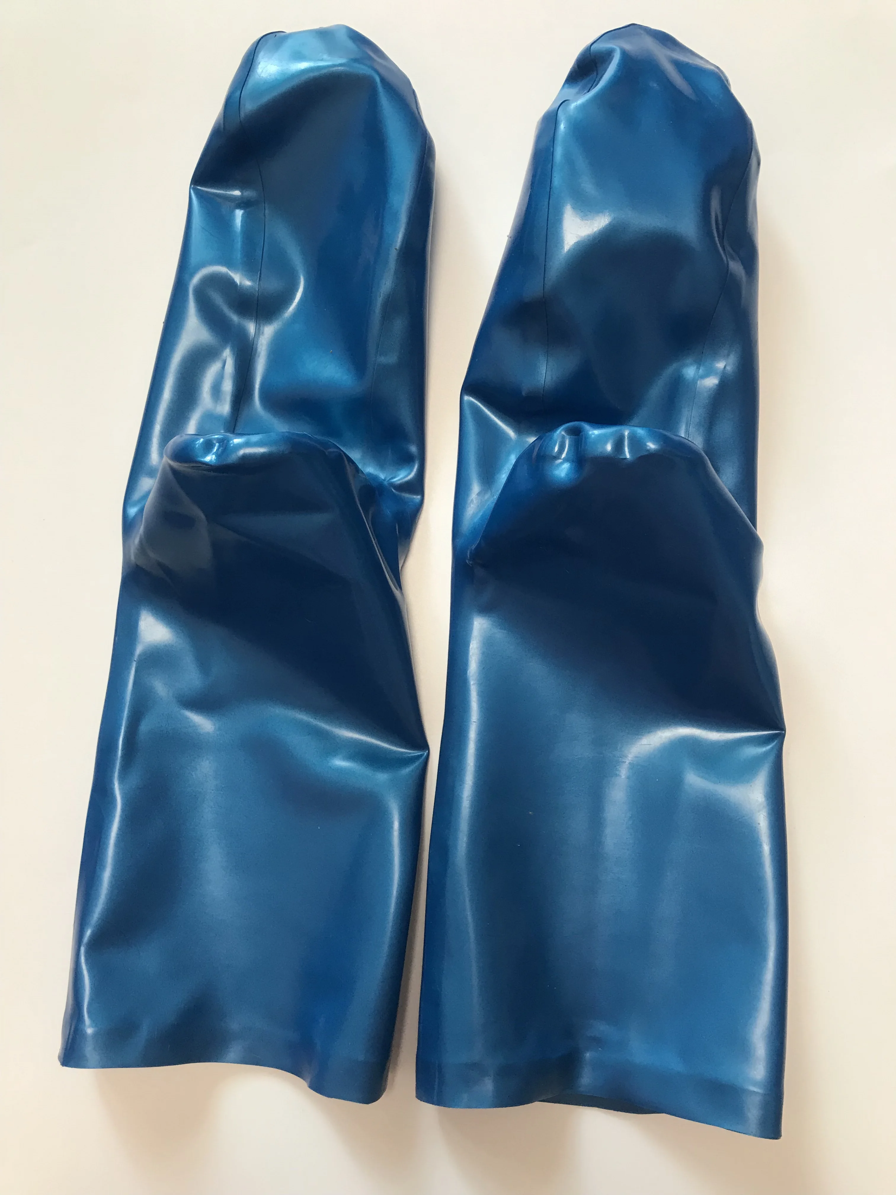 Handmade Unisex 0.4mm Transparent Latex Rubber Socks Customize