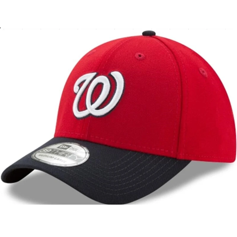 

Men's baseball cap Red black matching duck cap Women's fashion visor