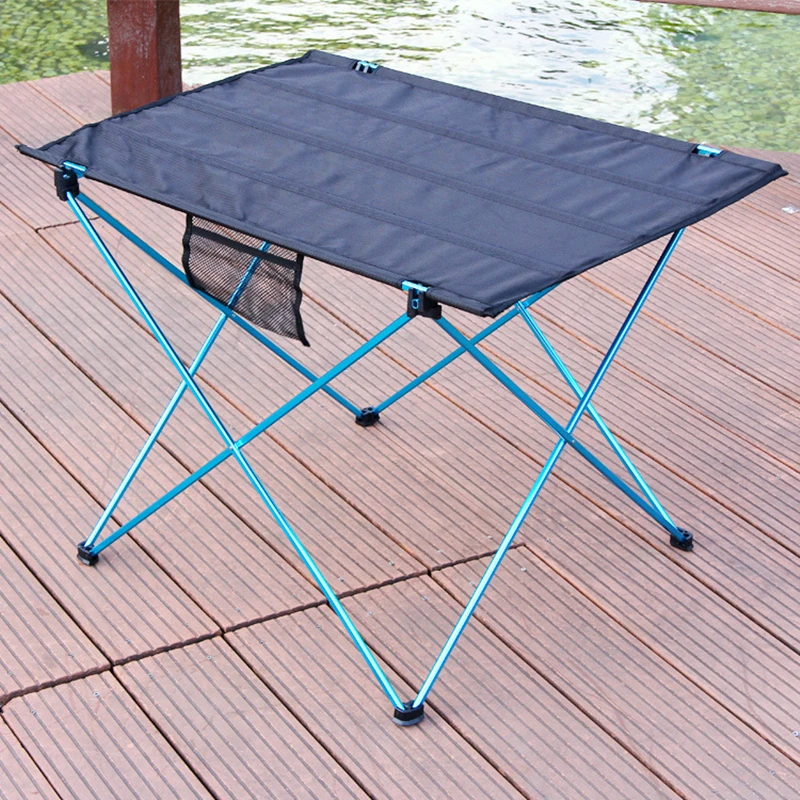 Ultralight Portable Folding Camping Table Compact Roll Up Tables with Carrying Bag for Outdoor Camping Hiking Picnic 