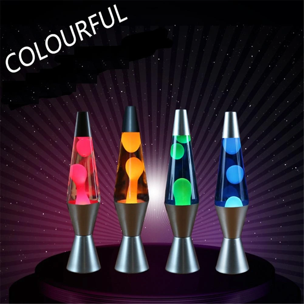 Volcanicstyle Lava Lamp Conical Flask Wax Light Distinctive Home