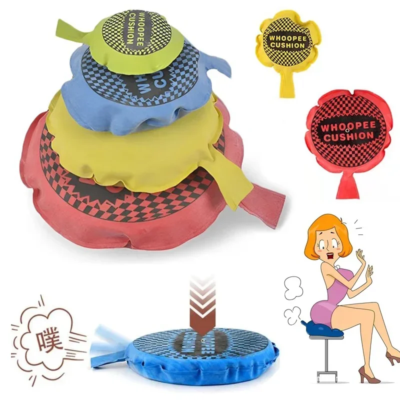 Kids Fun Prank Toys Whoopee Cushion Jokes Gags Pranks Maker Trick Funny Toy Fart Pad Pillow Toys For Children Adult Gift