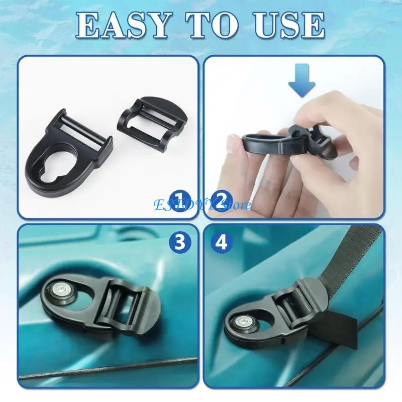 G6DE 4pcs 야외 다기능 버클 등반 Carabiner 버클 여행 및 등산을위한 키 체인 매달려