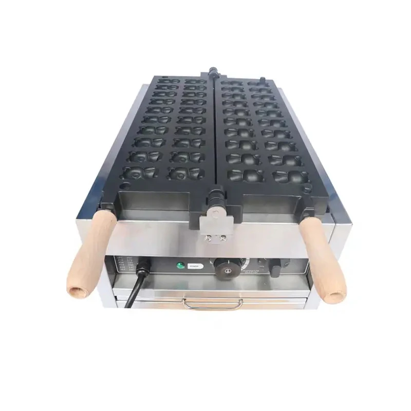 

Commercial Non-sticking stainless steel machine cartoons lovely bear shape waffle maker custom snack machine snack maker