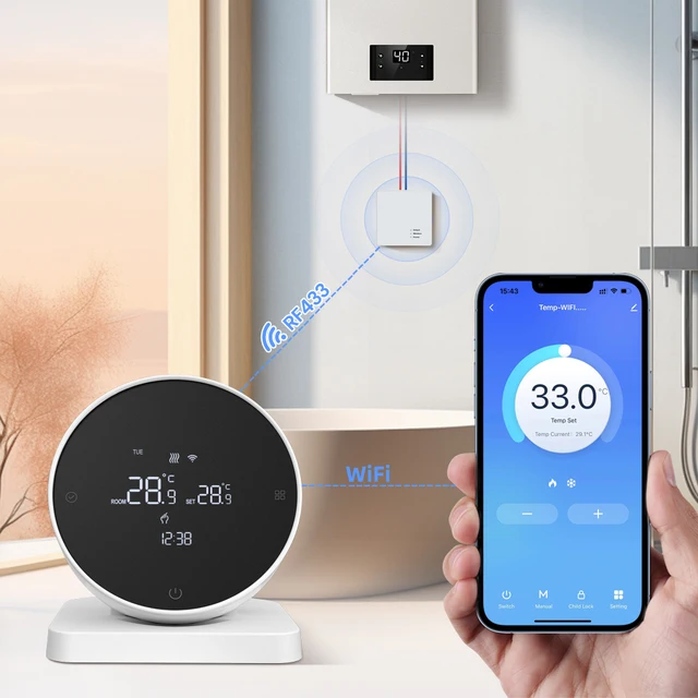 Termostato Calefaccion Wifi WIFI Termostato De Calefacciu00f3n