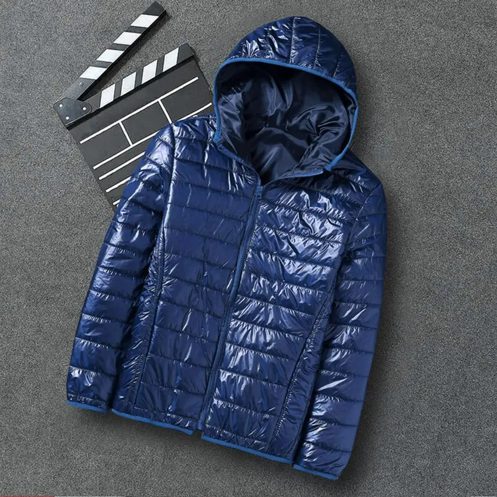 

Мужское зимнее хлопковое пальто с капюшоном и длинными рукавами, с защитой головы и шеи