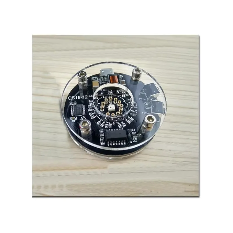 QS18-12 Single tube glow clock DIY Creative Retro Nixie clock Tabletop decoration boys gift Whitout Tube 2