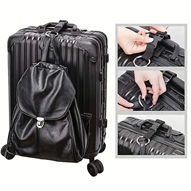 Travel Luggage Fixed Strap Backpack External Strap with Release Buckle Portable Strap Luggage Belt Jacket Holder BDK01 3